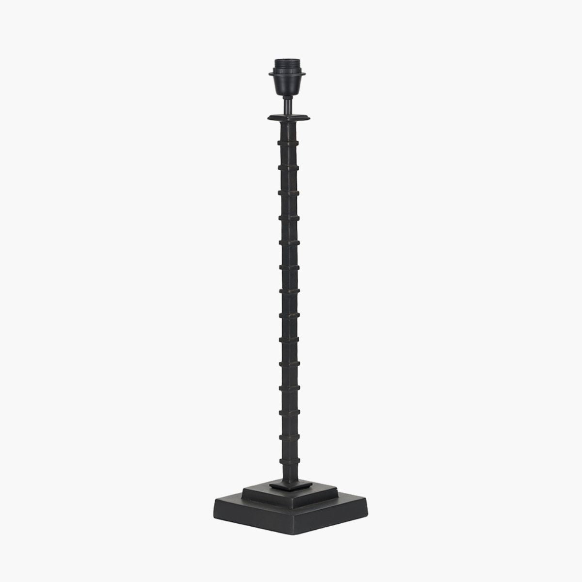 Pacific Lifestyle Everett Ribbed Metal Stick Table Lamp Base