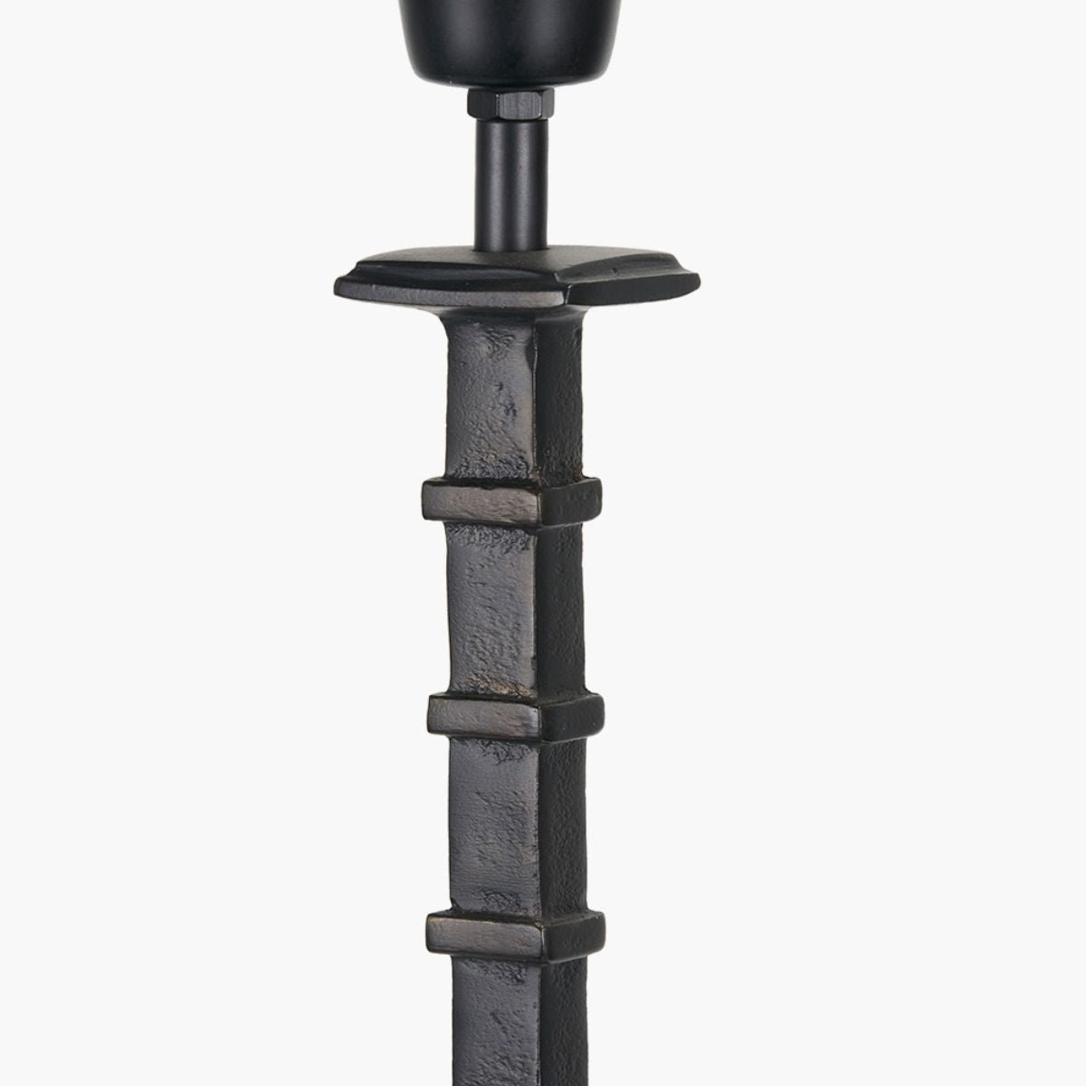 Pacific Lifestyle Everett Ribbed Metal Stick Table Lamp Base
