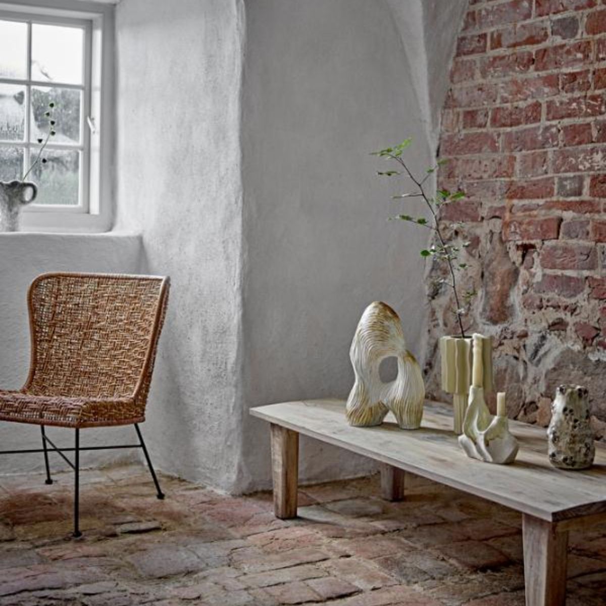 Bloomingville Eviella Decorative Ornament - Natural Stoneware