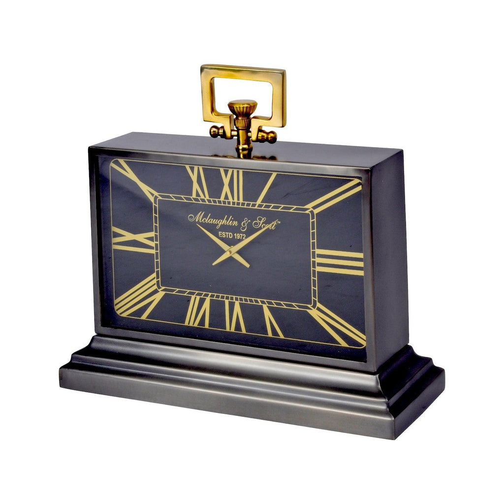 Extra Large Mantel Clock - Black-Beaumonde