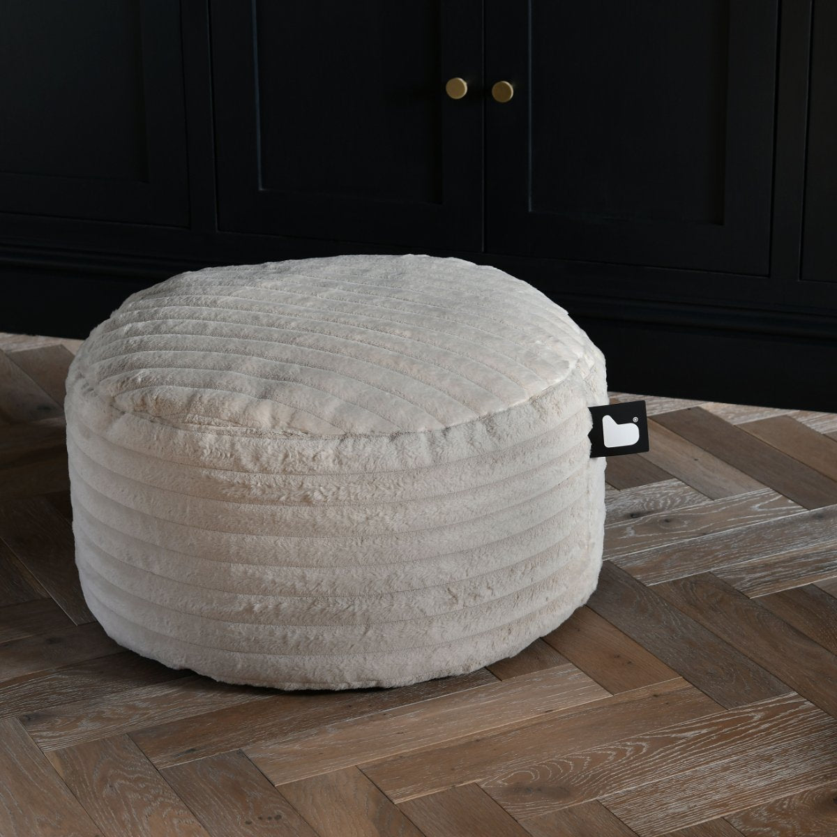 Extreme Lounging B-Poufe Cord Indoor Poufe Ivory