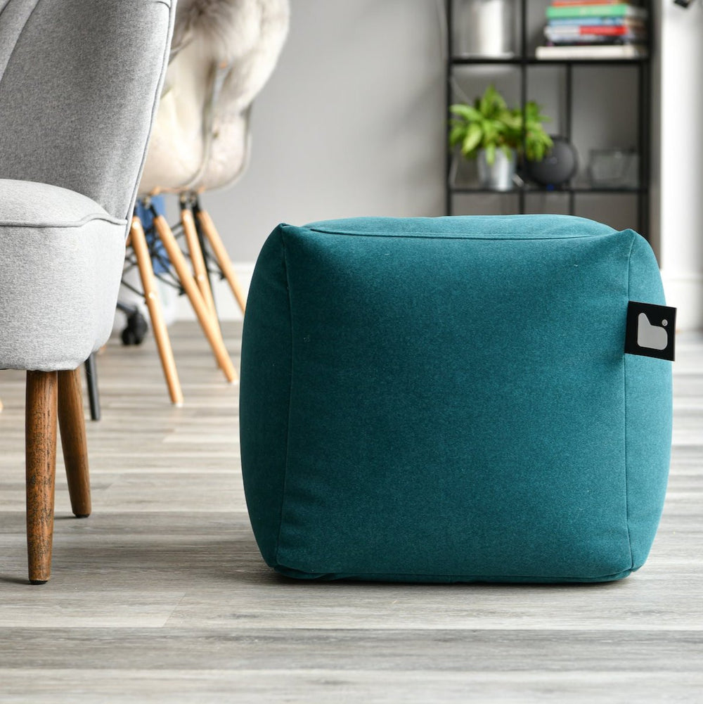 Extreme Lounging B-Box Brushed Suede Stool-Beaumonde