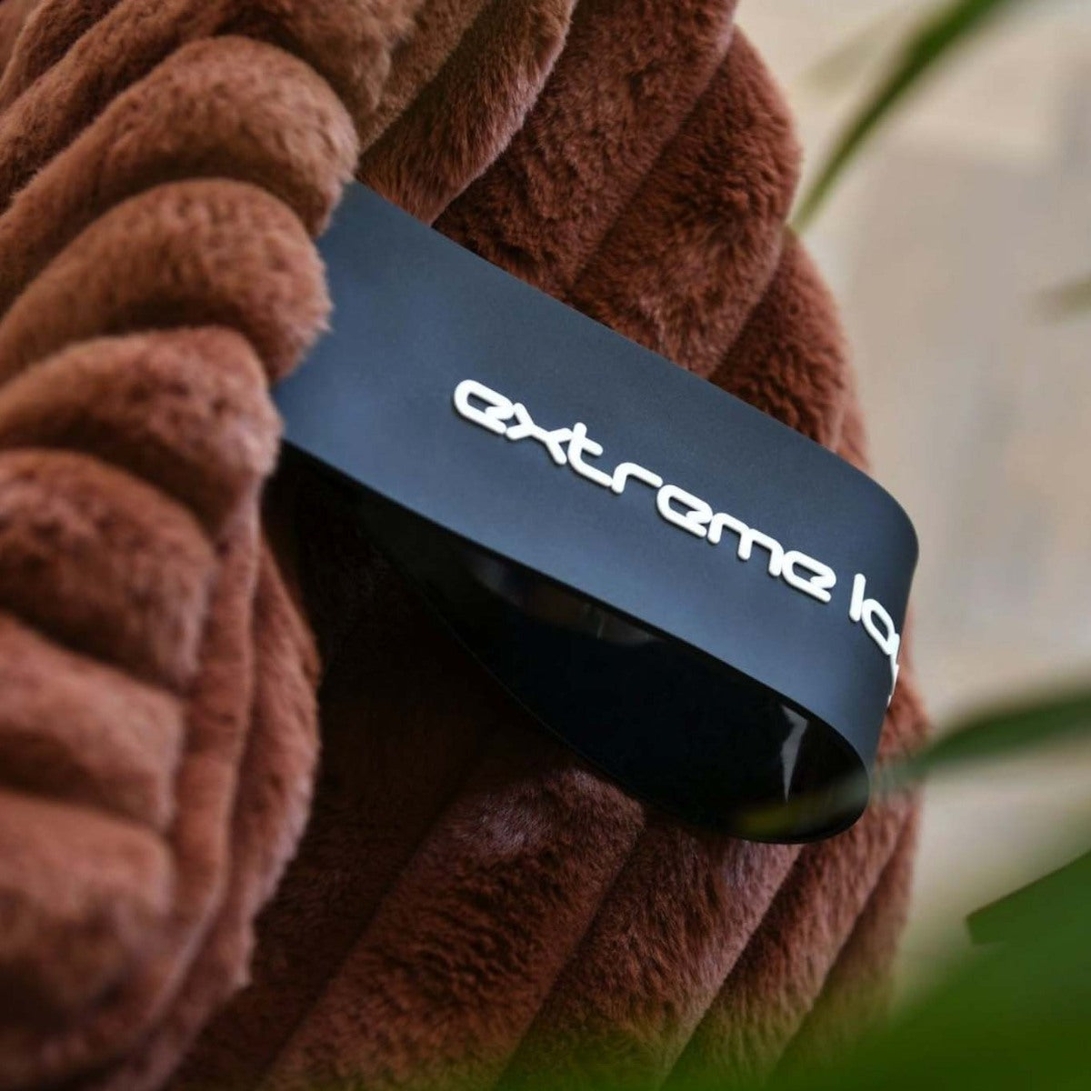 Extreme Lounging Mighty B-Cord Beanbag Chair Amber close