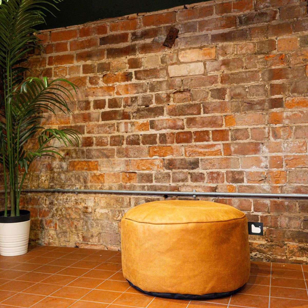 Extreme Lounging Luxury B-Pouffe Faux Leather