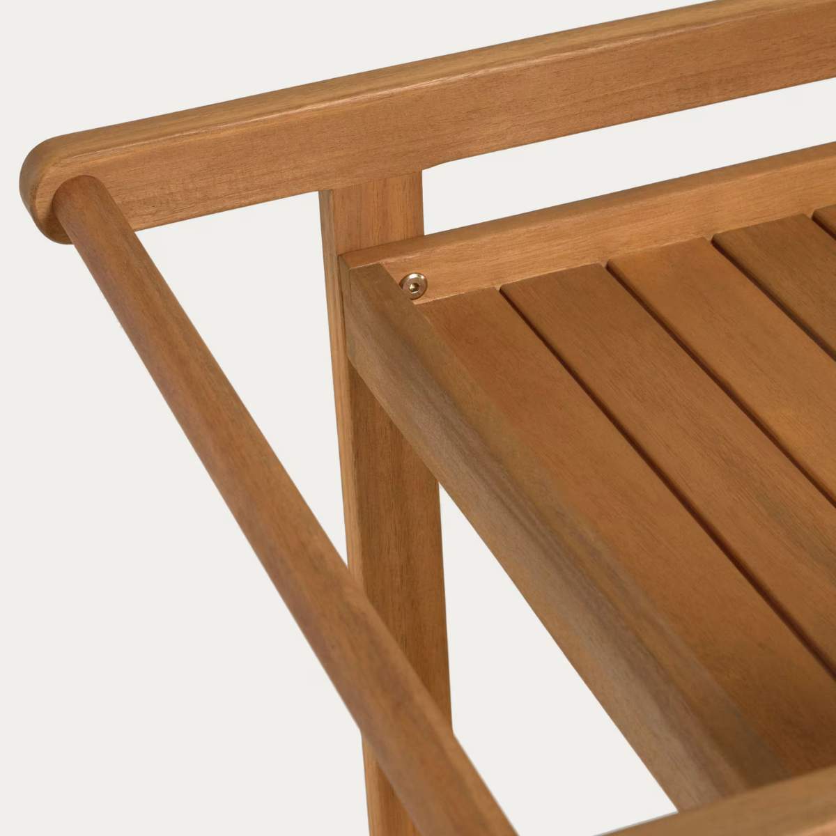 Kave Home Felisa solid acacia hostess trolley FSC 100%