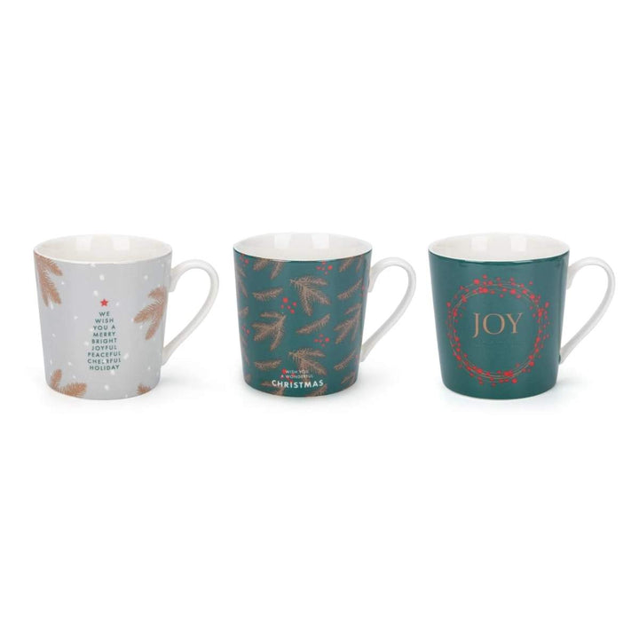 Mindy Brownes Festive Fir Set of 6 Mugs