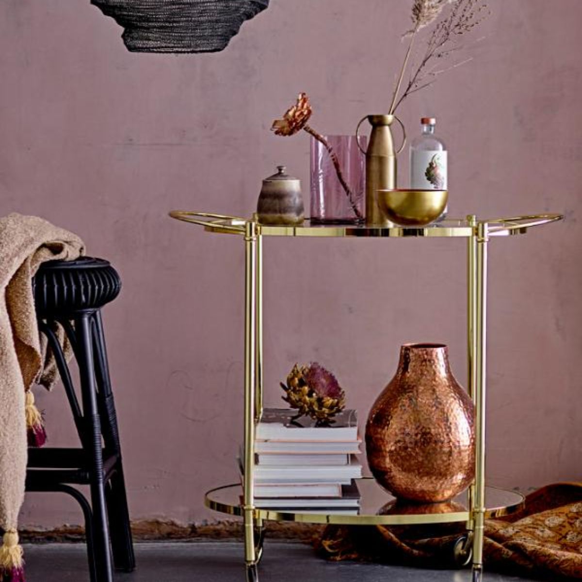 Bloomingville Fine Bar Table - Gold