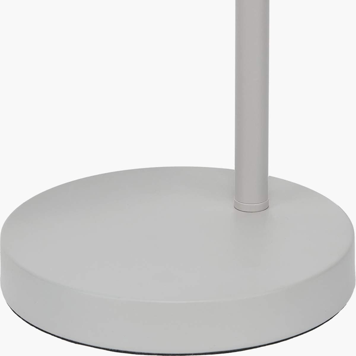 Pacific Lifestyle Finn Grey Metal Cloche Headed Table Lamp