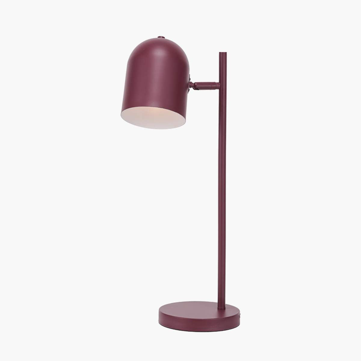 Pacific Lifestyle Finn Mulberry Metal Cloche Headed Table Lamp