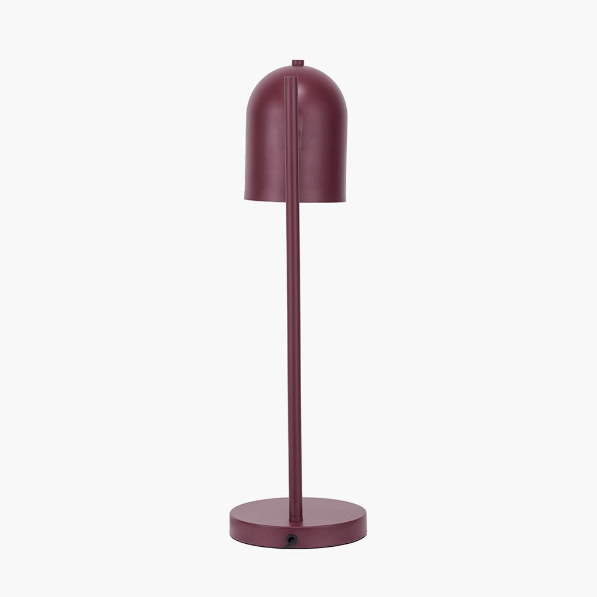 Pacific Lifestyle Finn Mulberry Metal Cloche Headed Table Lamp