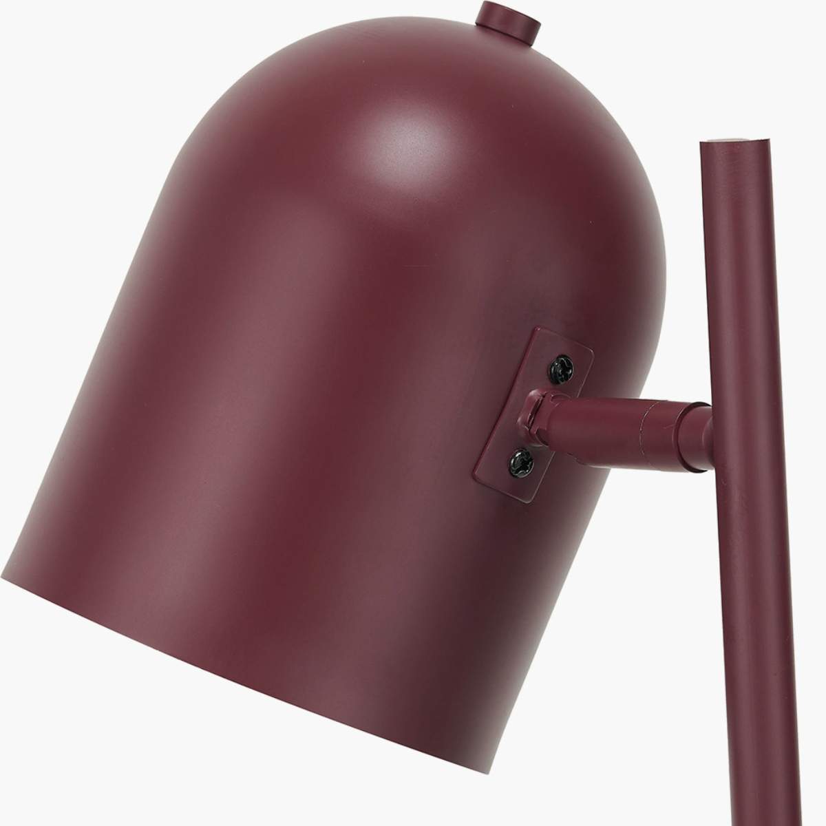 Pacific Lifestyle Finn Mulberry Metal Cloche Headed Table Lamp