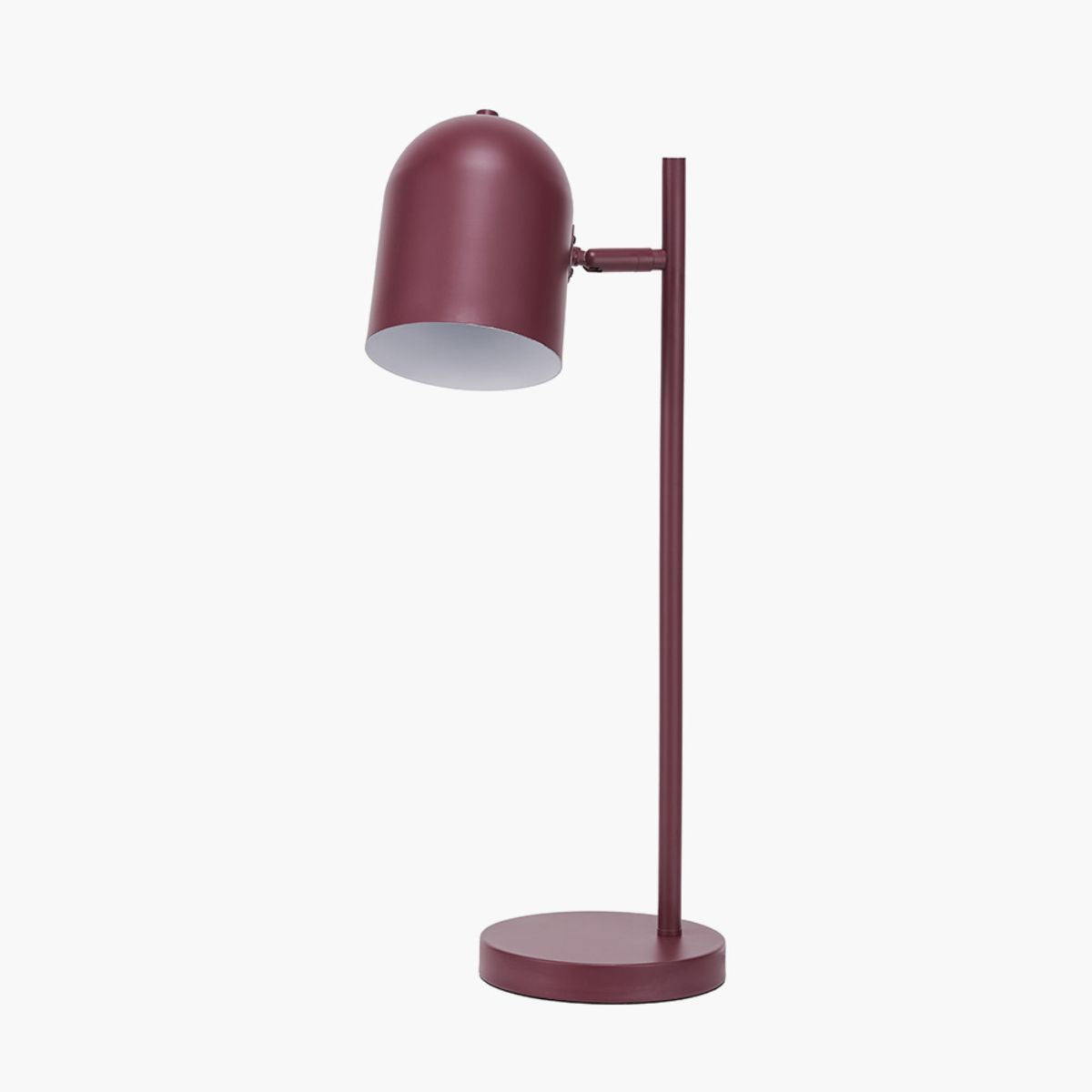 Pacific Lifestyle Finn Mulberry Metal Cloche Headed Table Lamp