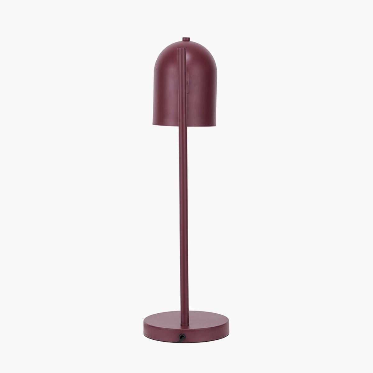Pacific Lifestyle Finn Mulberry Metal Cloche Headed Table Lamp