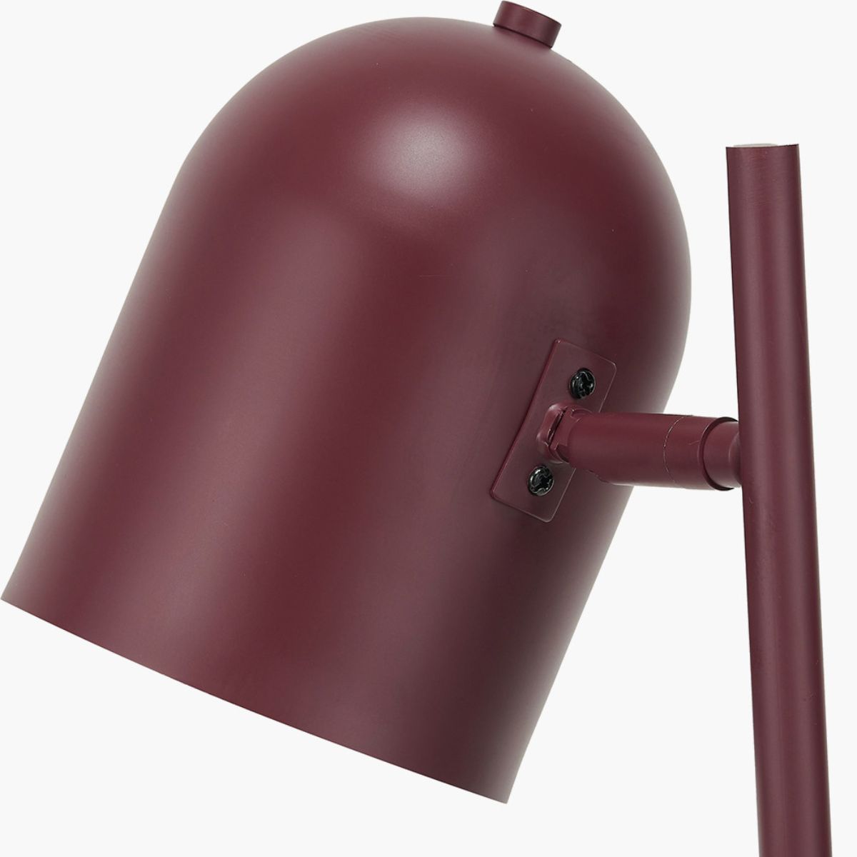 Pacific Lifestyle Finn Mulberry Metal Cloche Headed Table Lamp