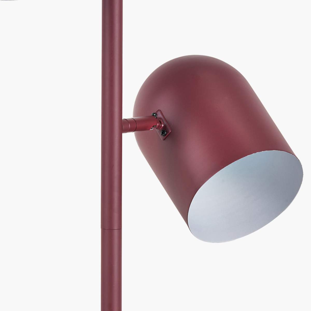 Pacific Lifestyle Finn Mulberry Metal Cloche Two Head Floor Lamp