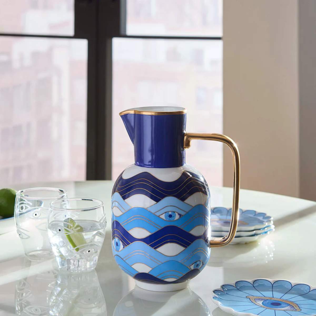 Jonathan Adler Fleur Canapé Plate Set