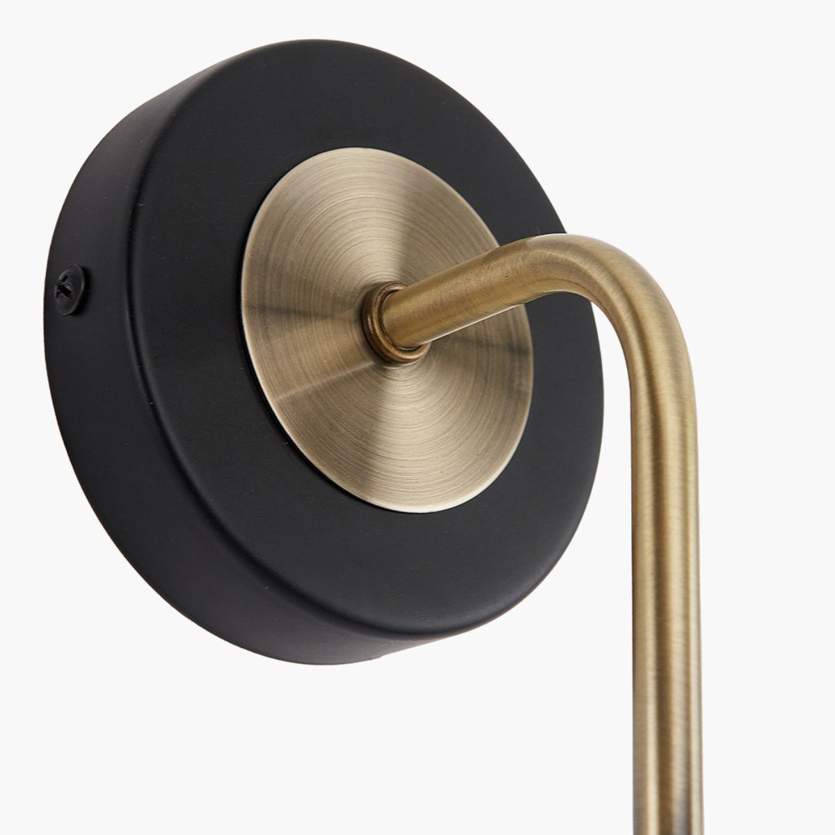 Pacific Lifestyle Florence Black Metal and Glass Wall Light