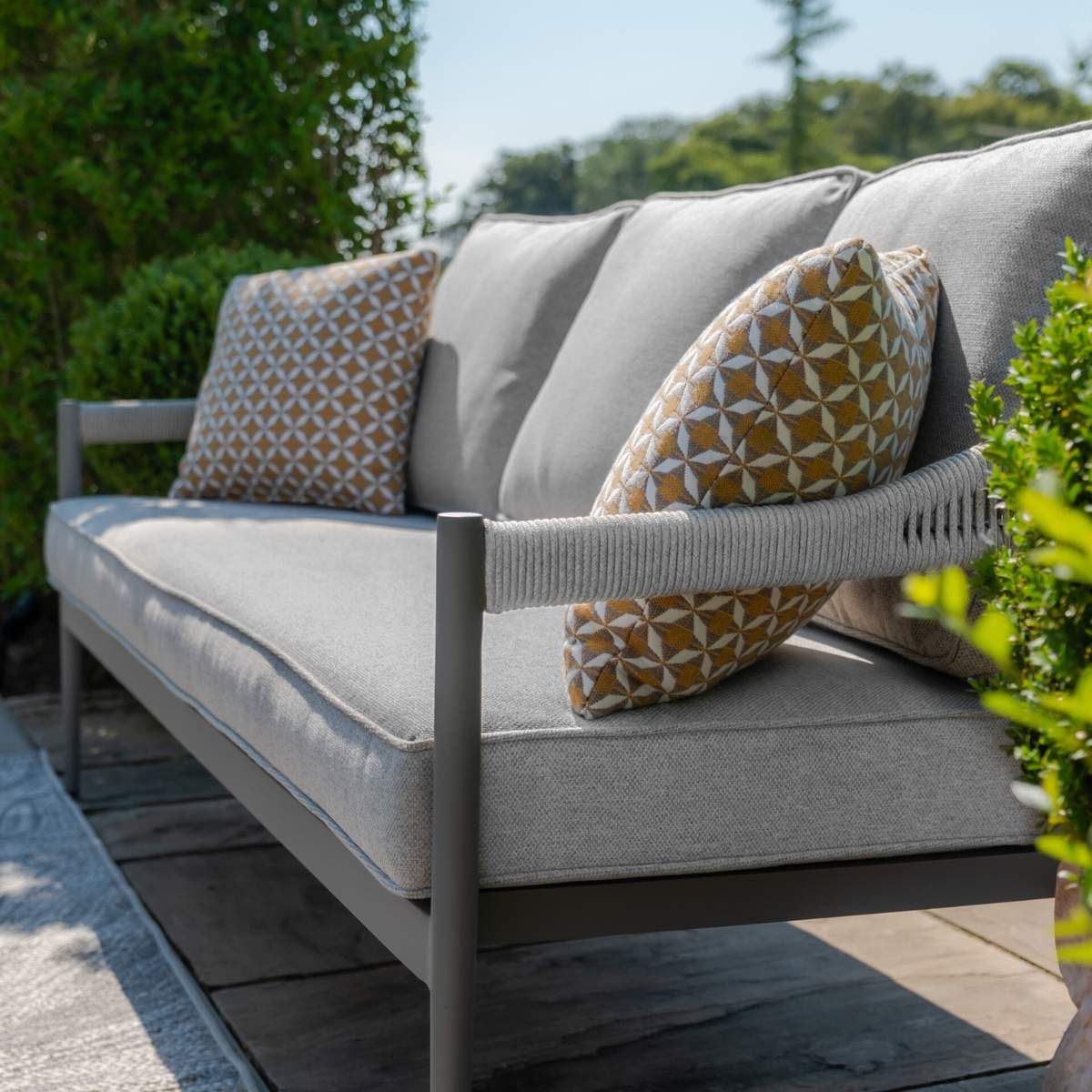 Maze Florence Rope Weave 3 Seat Sofa Set