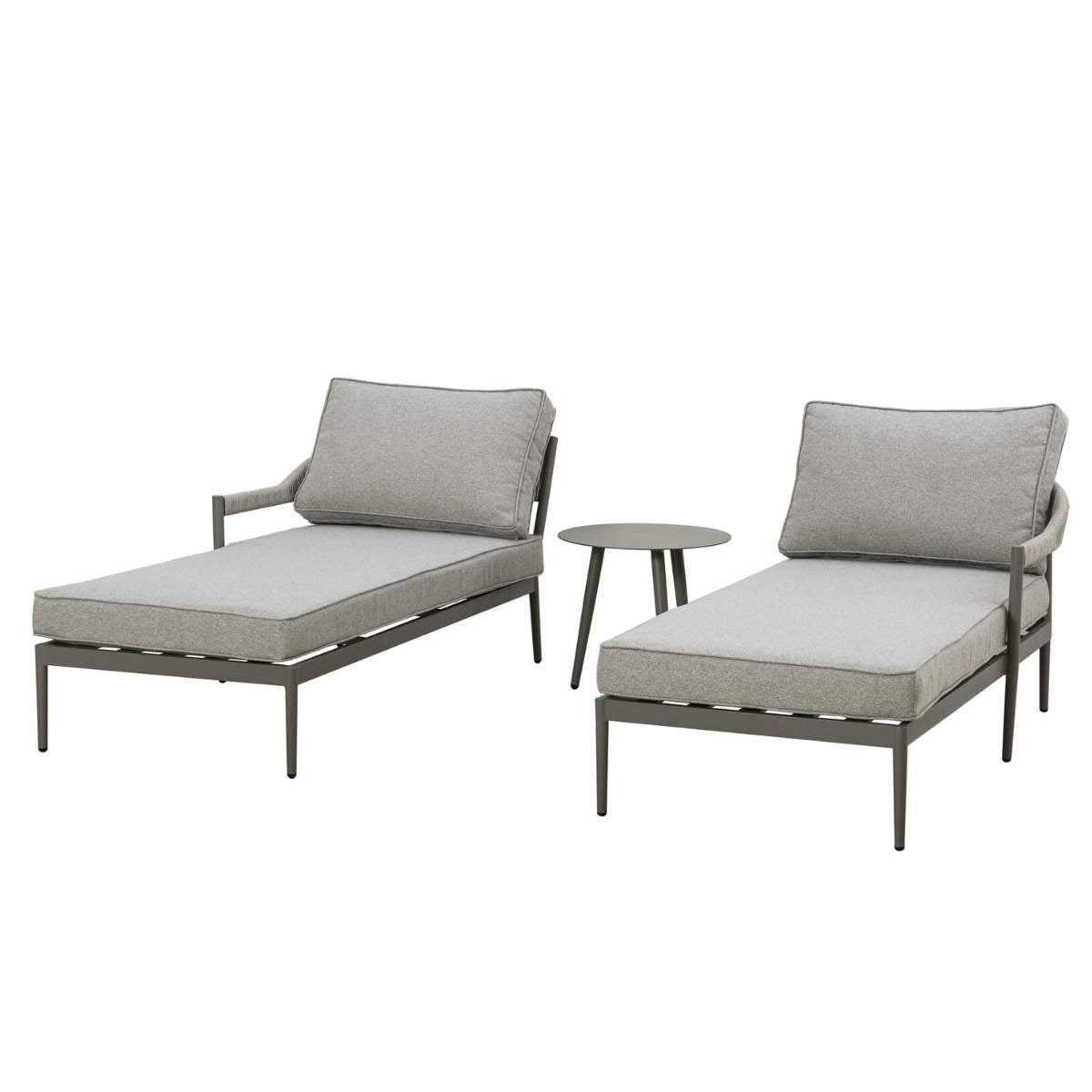 Maze Florence Rope Weave Double Sunloungers