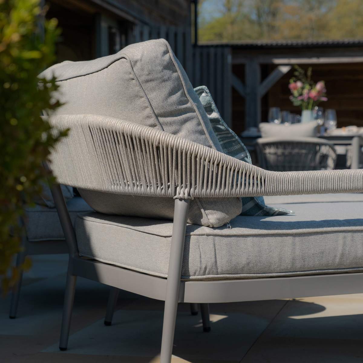 Maze Florence Rope Weave Double Sunloungers