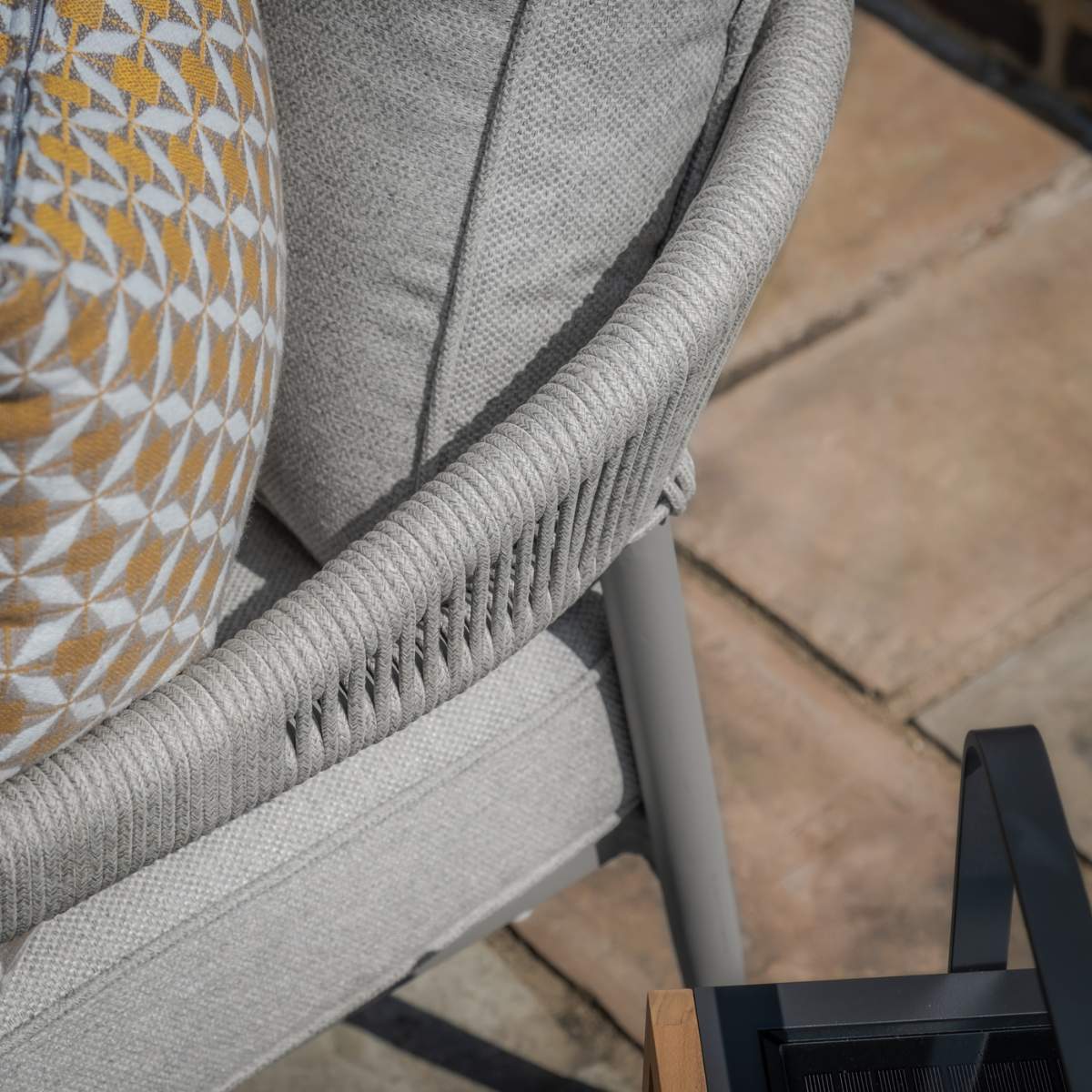 Maze Florence Rope Weave Small Corner Sofa Set