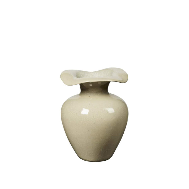 Broste Copenhagen Florentina Vase M - Beige