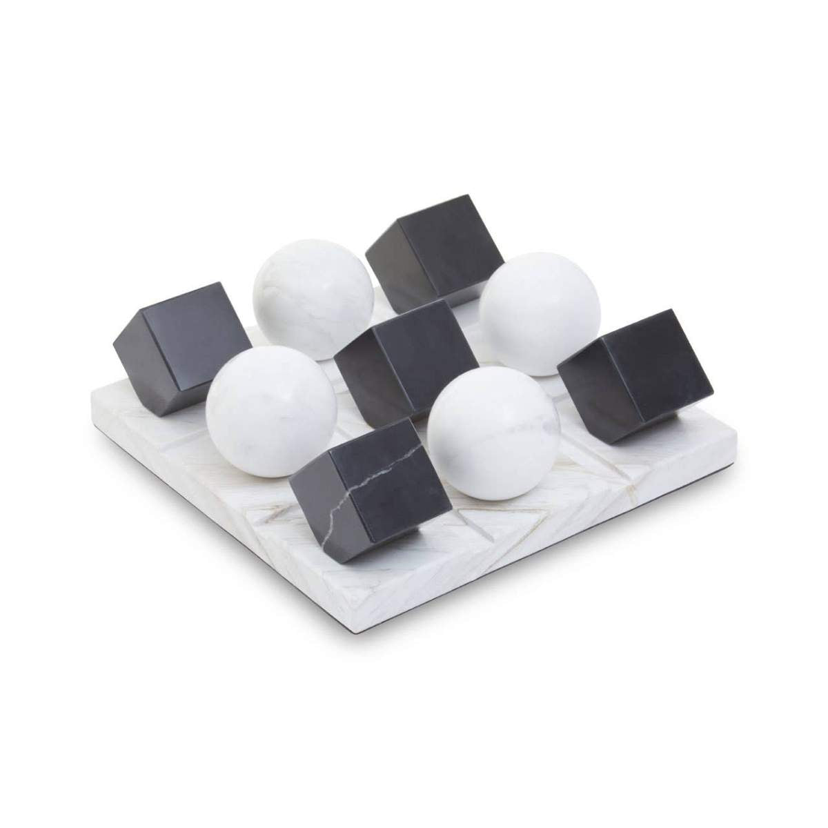 Beaumonde Home Flos Black And White Tic Tac Toe Game