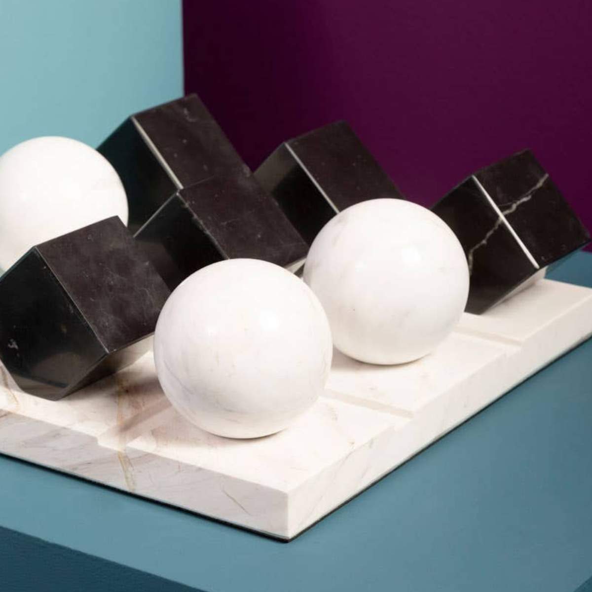 Beaumonde Home Flos Black And White Tic Tac Toe Game