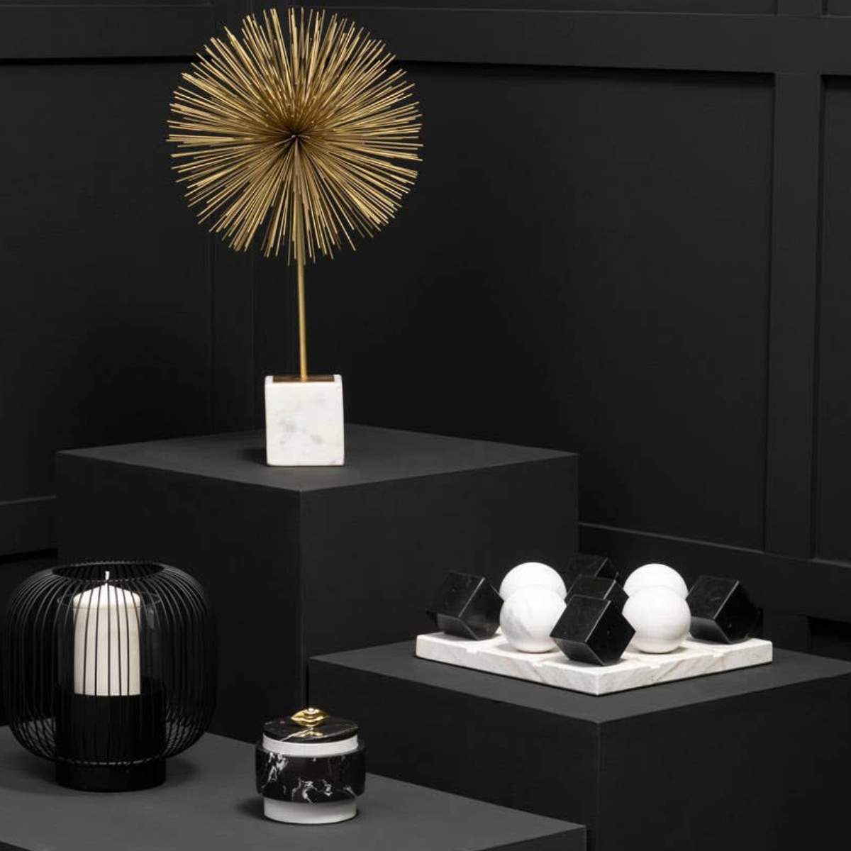 Beaumonde Home Flos Black And White Tic Tac Toe Game