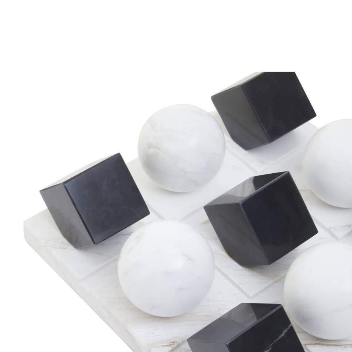 Beaumonde Home Flos Black And White Tic Tac Toe Game