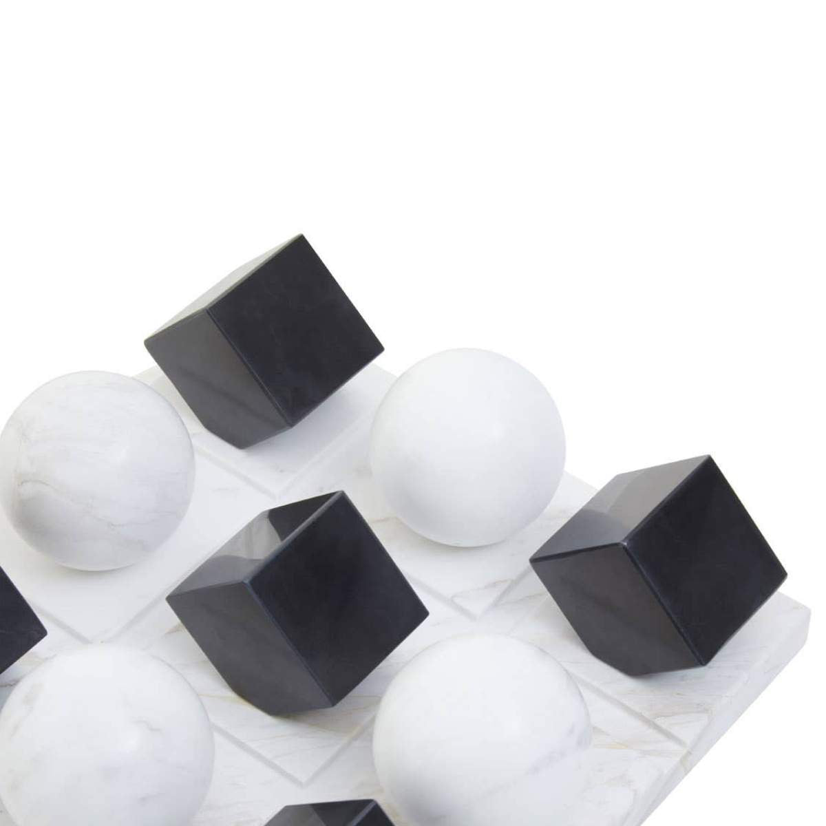 Beaumonde Home Flos Black And White Tic Tac Toe Game