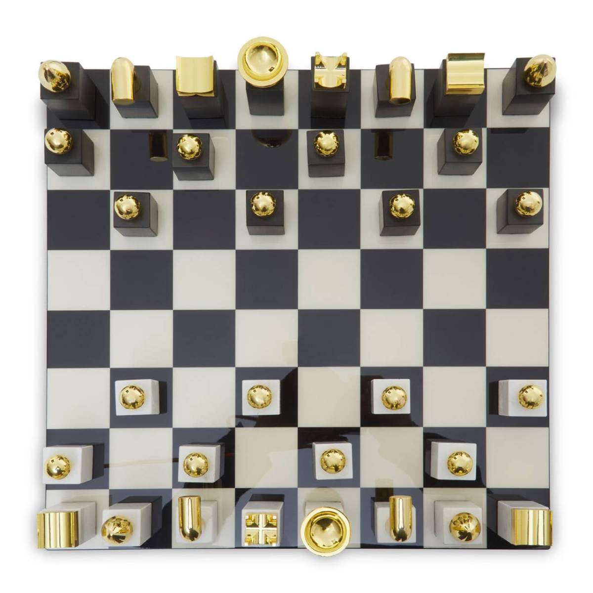 Beaumonde Home Flos Marble And Wood Chess Set