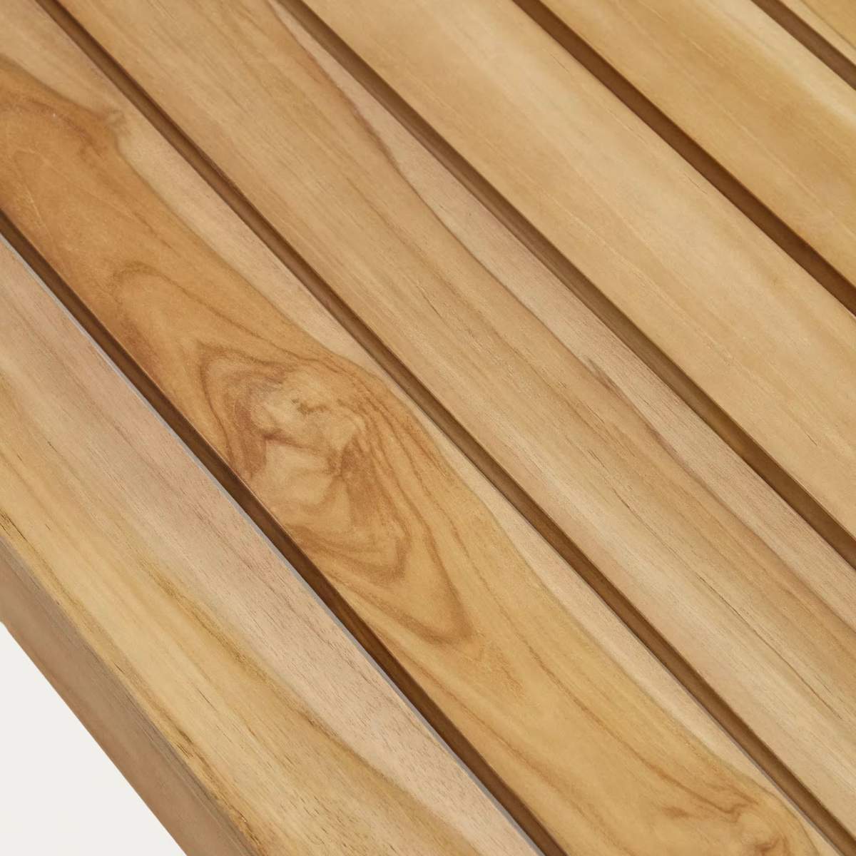 Kave Home Forcanera coffee table in solid teak, 150 x 71 cm