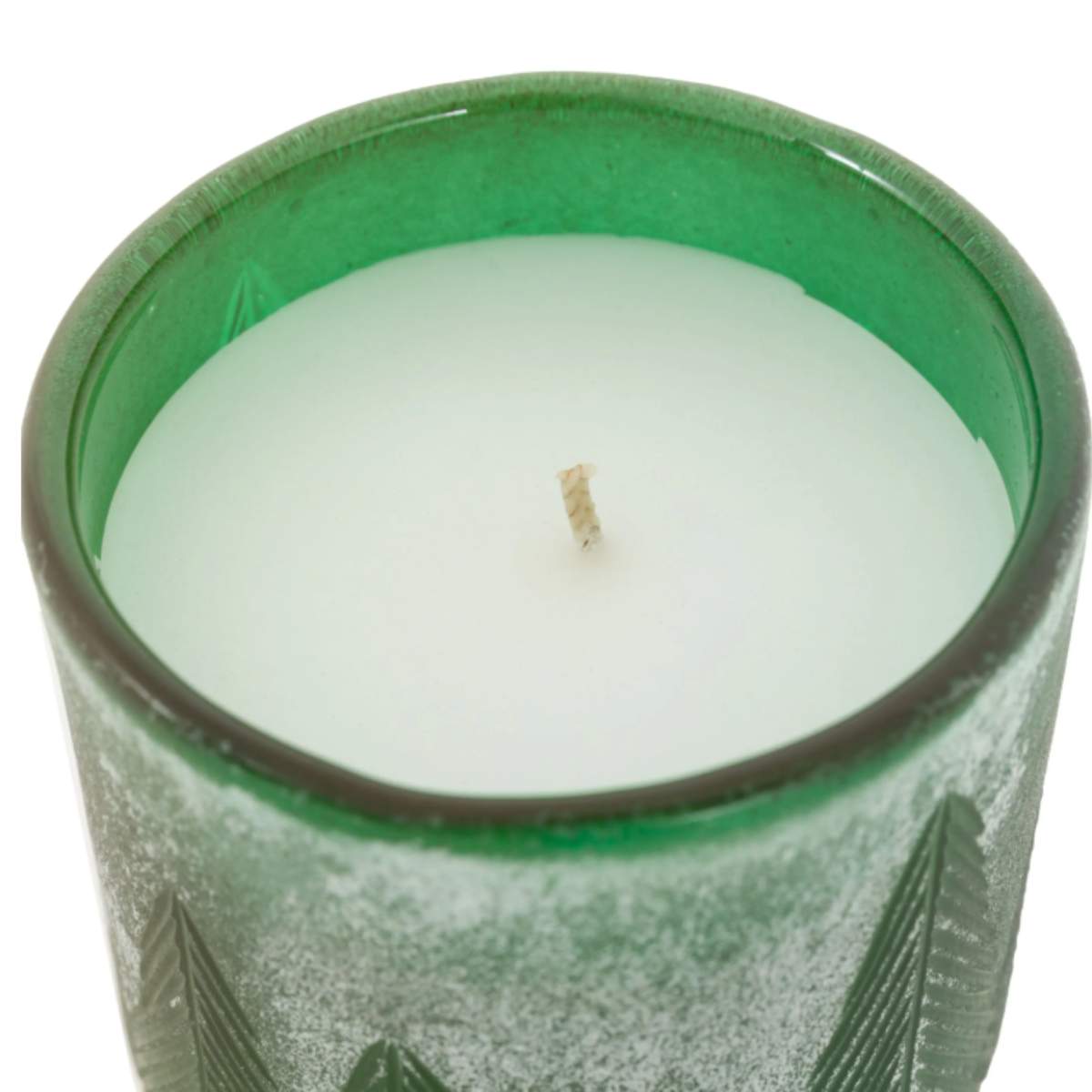 Gallery Direct Forest Glass Candle Jar Green