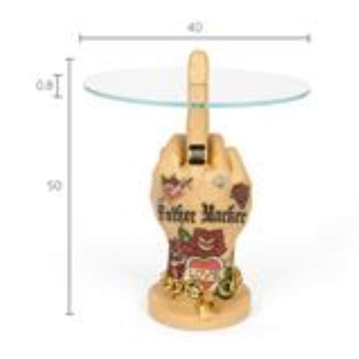 Bold Monkey Fother Mucker Side Table