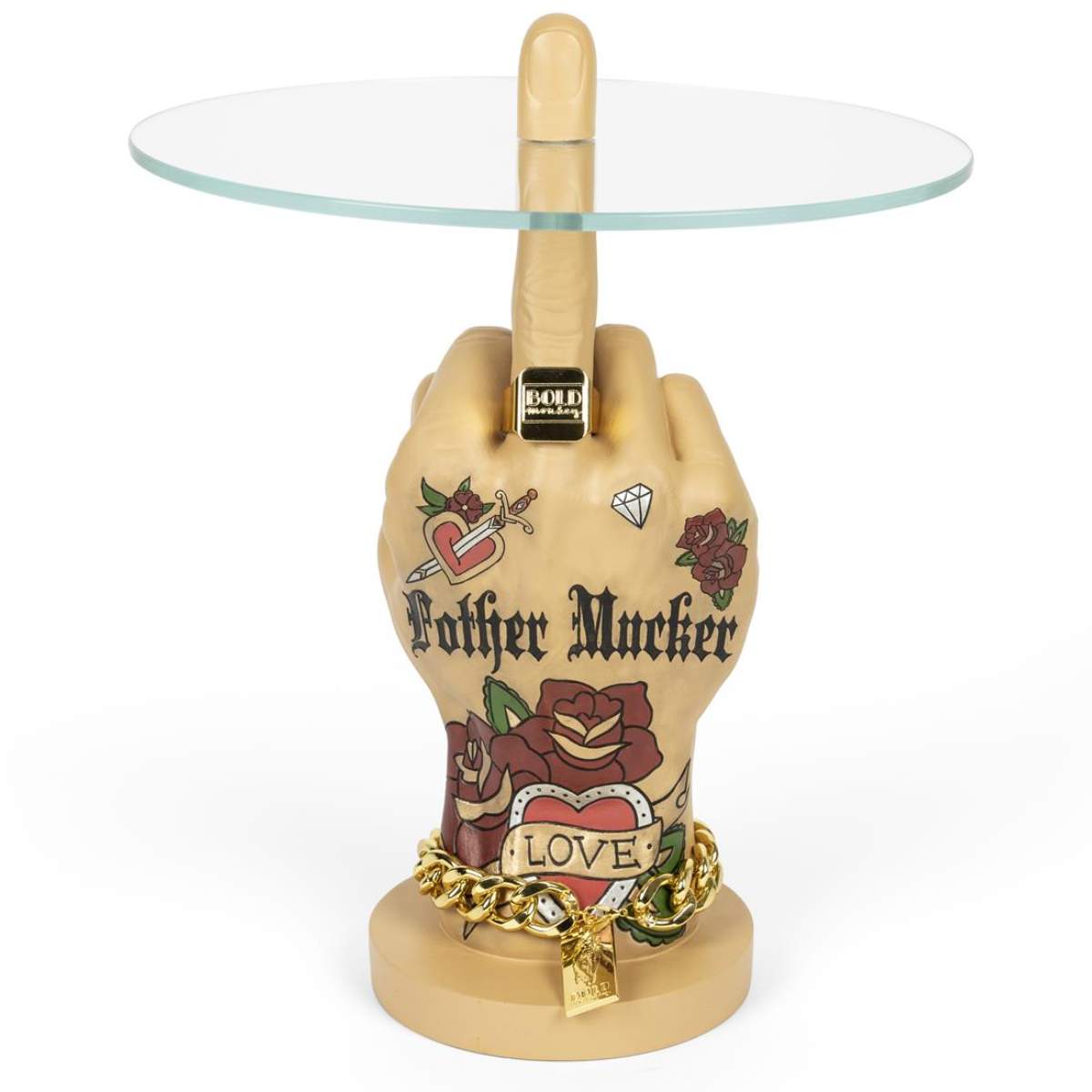 Bold Monkey Fother Mucker Side Table