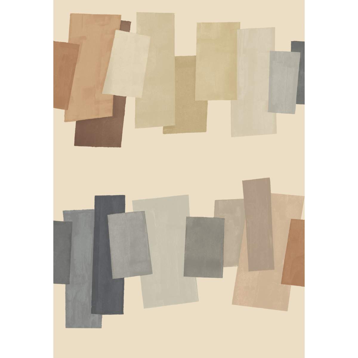Ohpopsi Fragments Offset Blocks - Gingerbread Latte