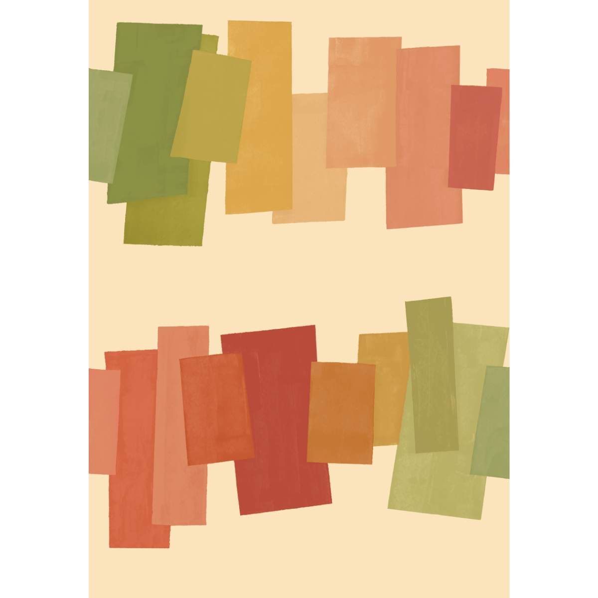 Ohpopsi Fragments Offset Blocks - Heatwave