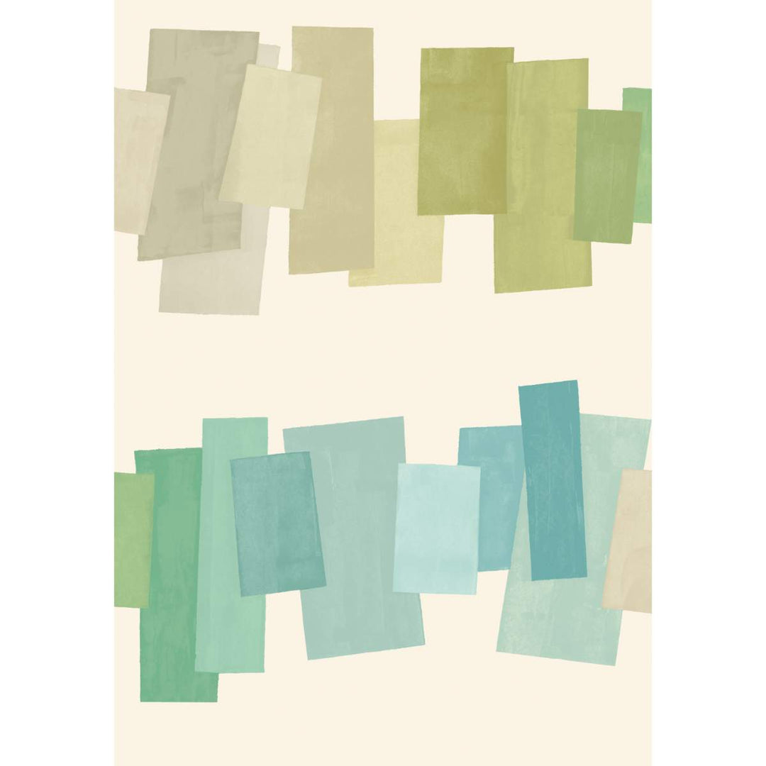 Ohpopsi Fragments Offset Blocks - Pistachio Twist