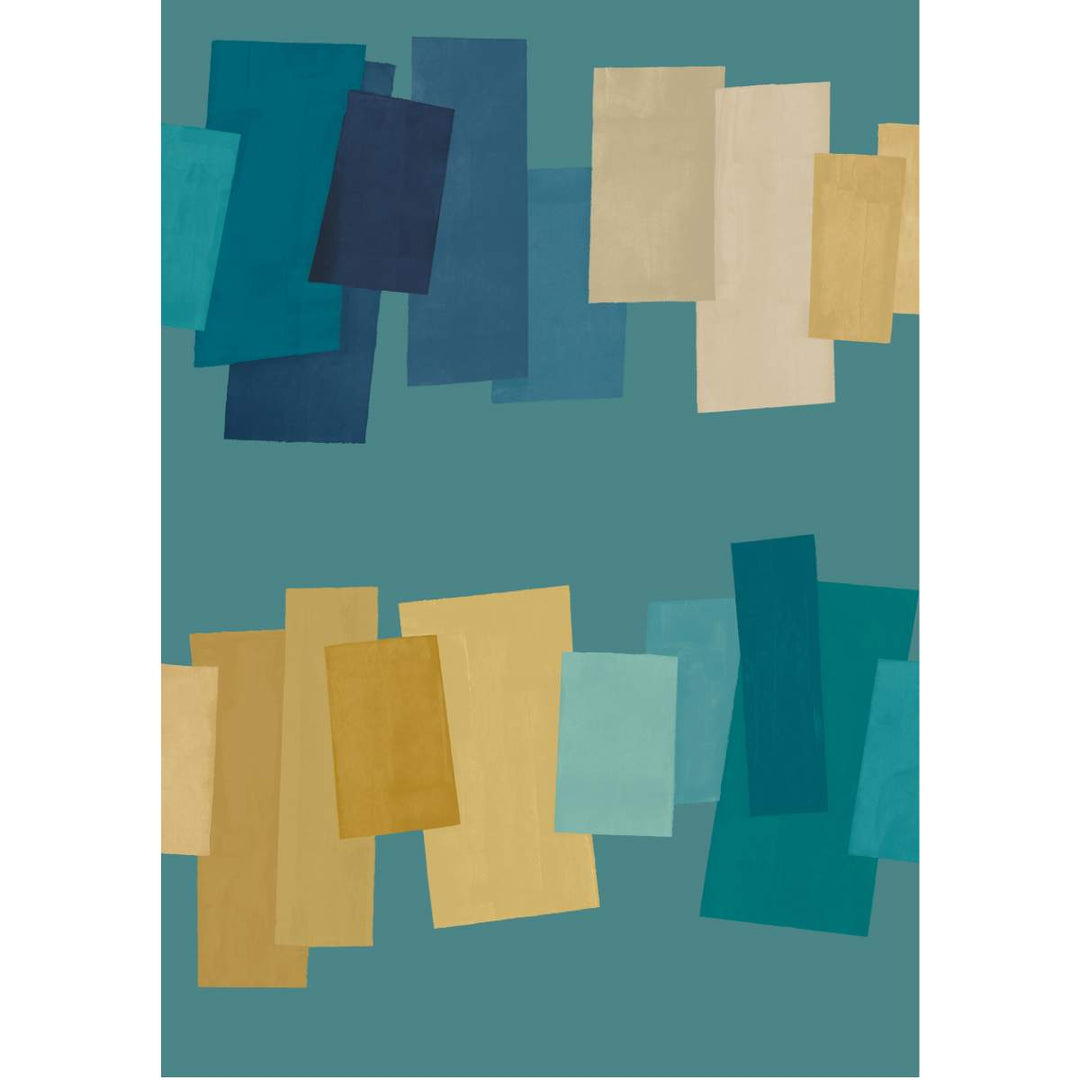 Ohpopsi Fragments Offset Blocks - Sapphire Mix