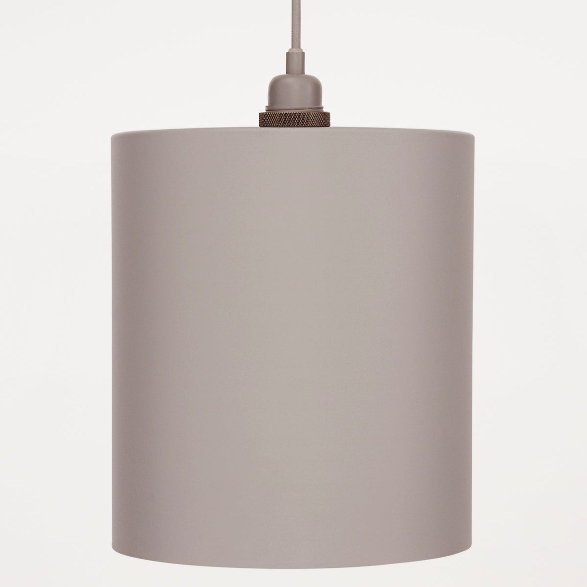 Frama Cylinder Large Grey Aluminium Lampshade 3
