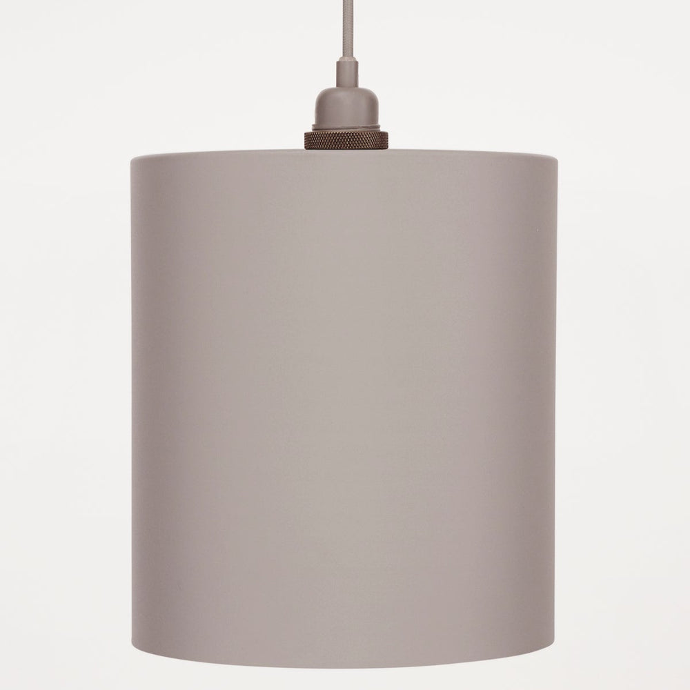 Frama Cylinder Large Grey Aluminium Lampshade 3