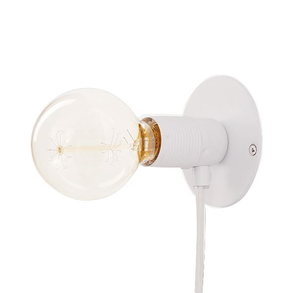 Frama E27 Matt White Wall Light 10cm-Beaumonde