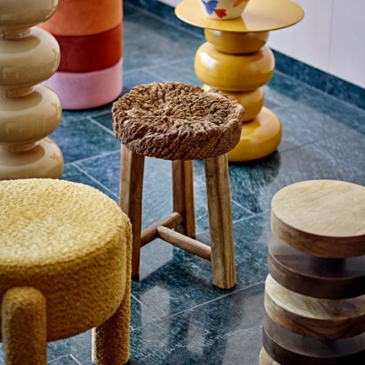 Bloomingville Franka Side Table - Brown Mango Wood