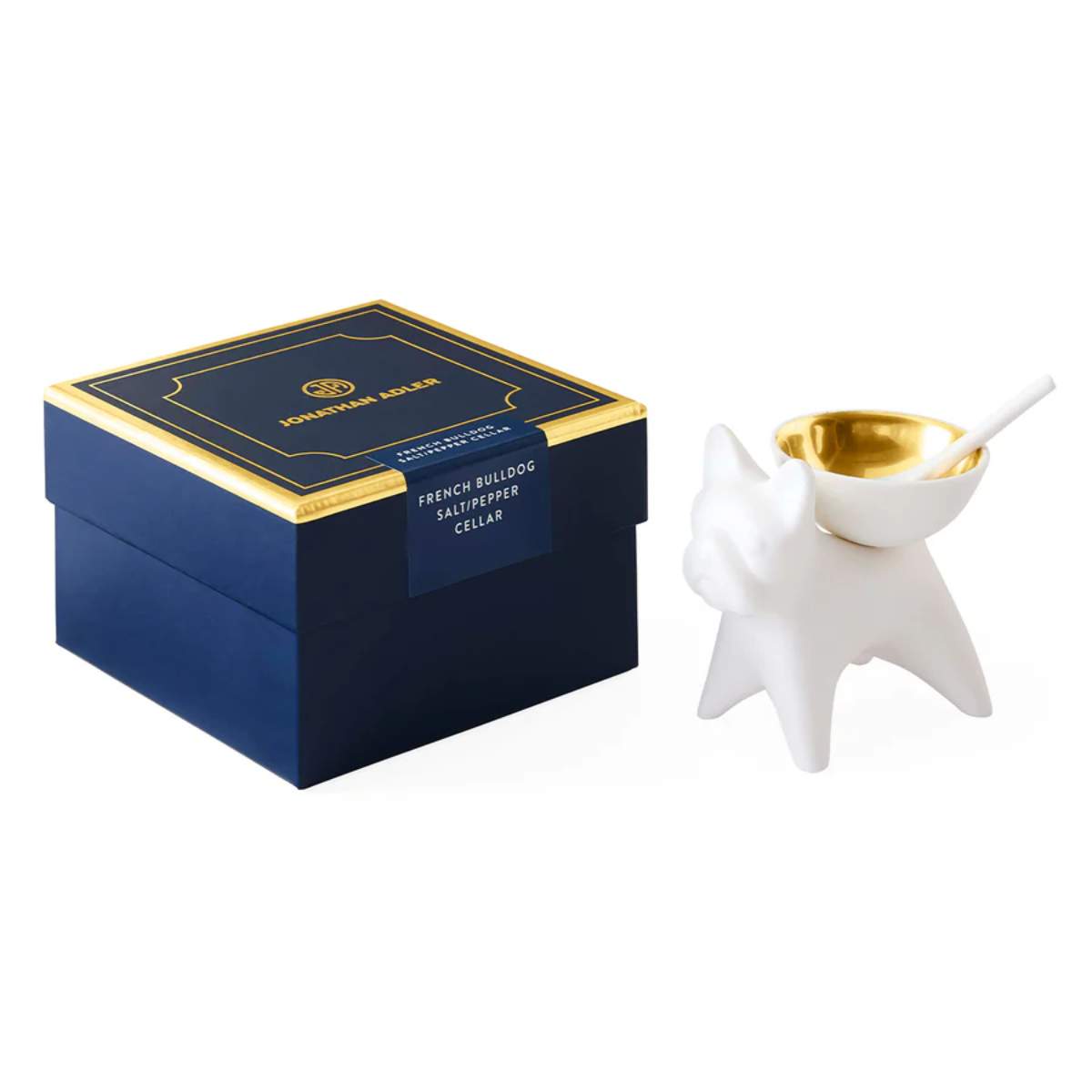 Jonathan Adler French Bulldog Salt & Pepper Cellar
