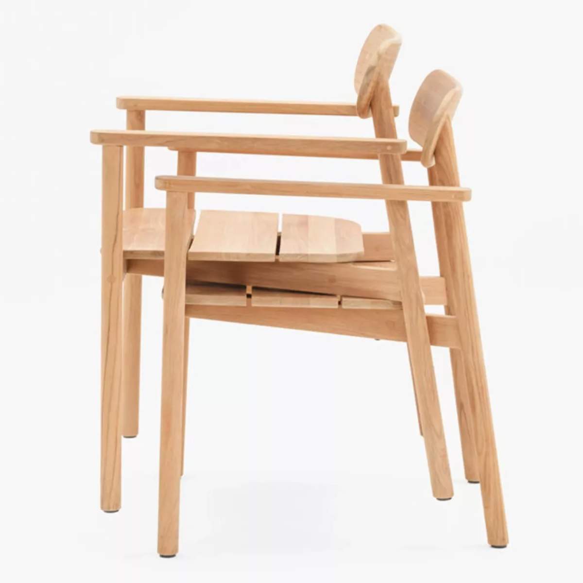 Vincent Shepherd Freya Teak Outdoor Dining Armchair