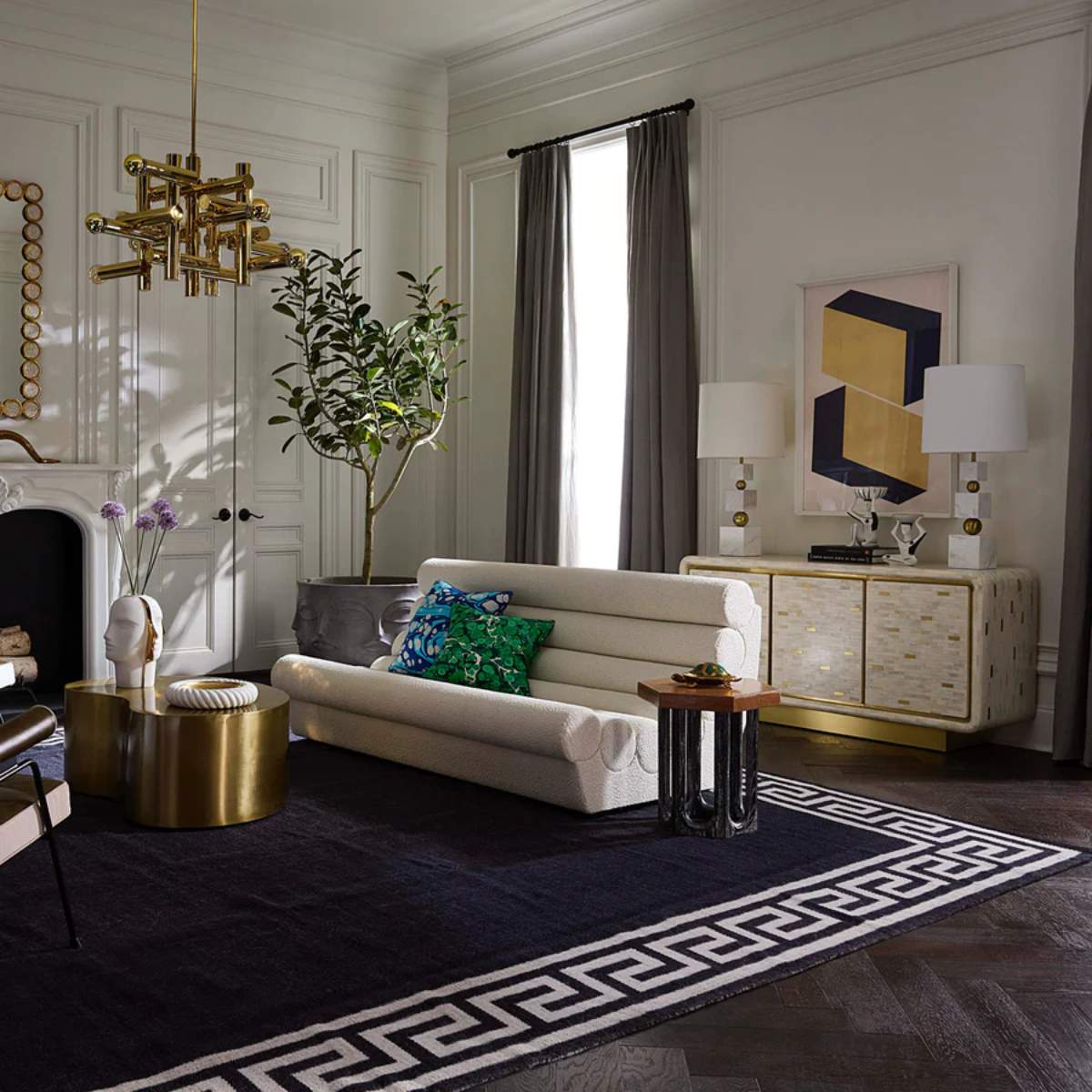 Jonathan Adler Futura Slipper Sofa