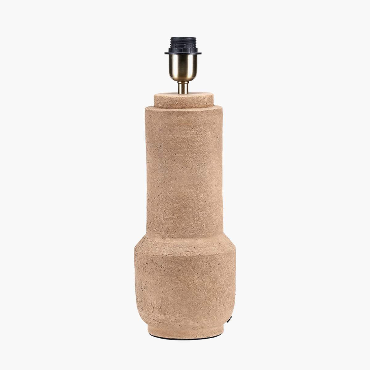 Pacific Lifestyle Gaiana Concrete Brown Stoneware Table Lamp Base