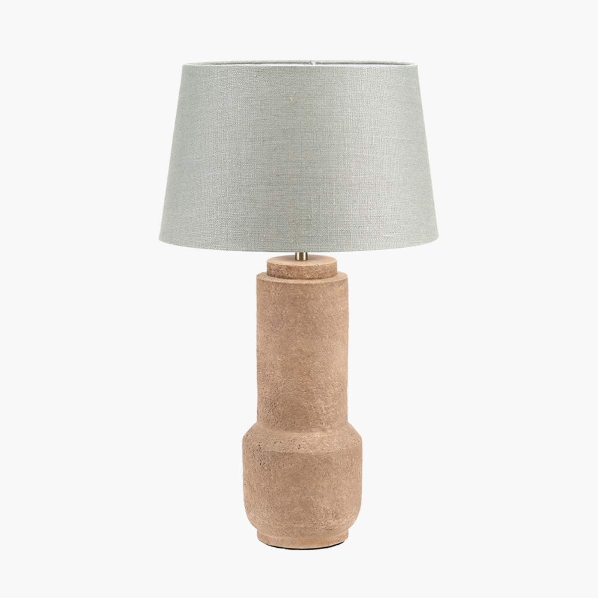 Pacific Lifestyle Gaiana Concrete Brown Stoneware Table Lamp Base
