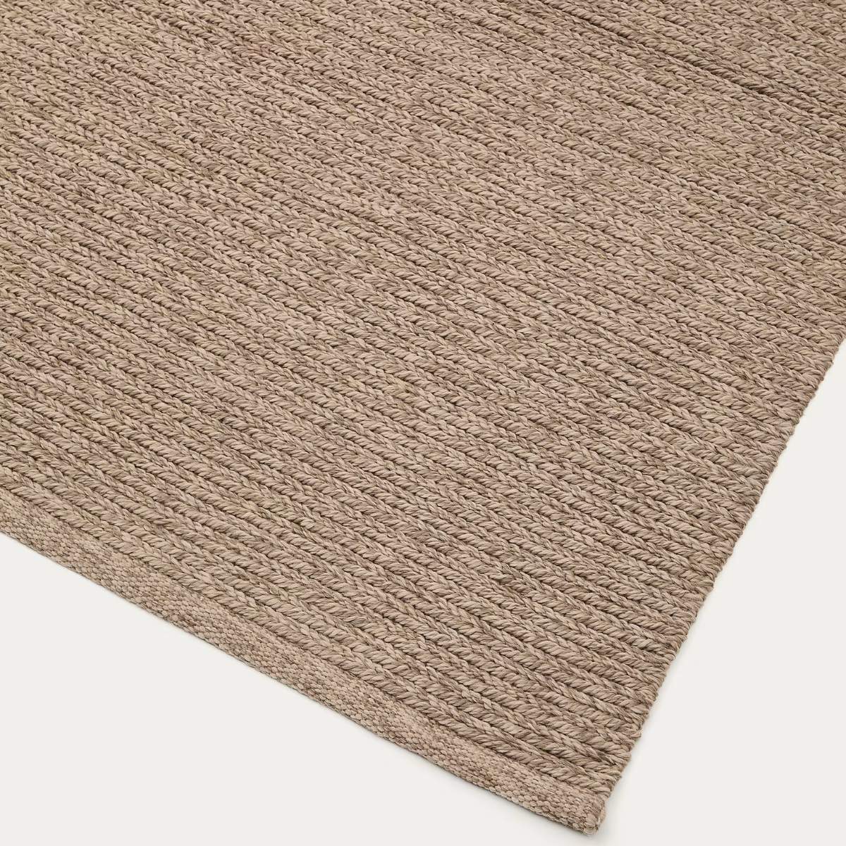Kave Home Galinda taupe rug made of synthetic fibres